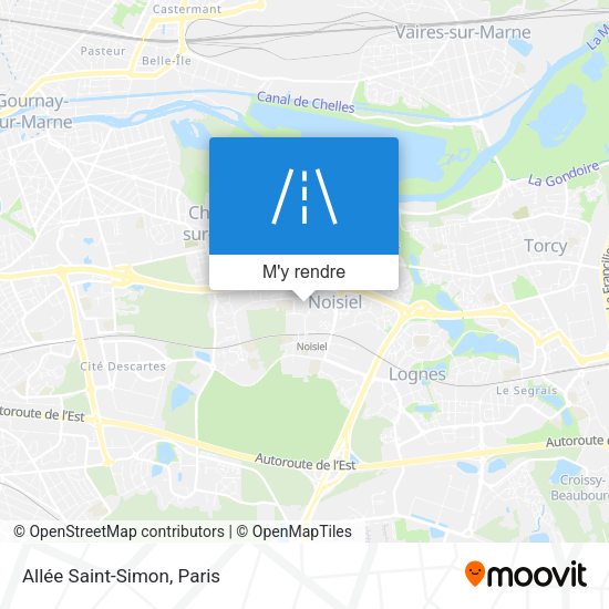 Allée Saint-Simon plan
