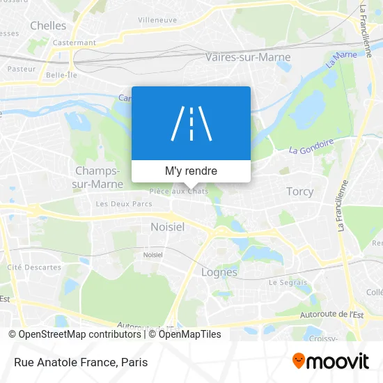 Rue Anatole France plan