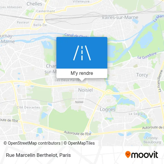 Rue Marcelin Berthelot plan