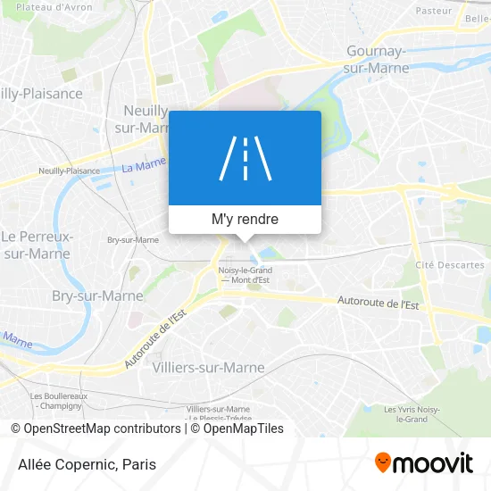 Allée Copernic plan