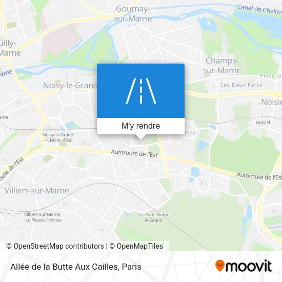 Allée de la Butte Aux Cailles plan