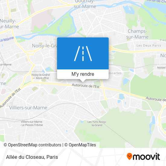 Allée du Closeau plan