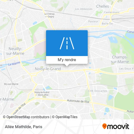 Allée Mathilde plan