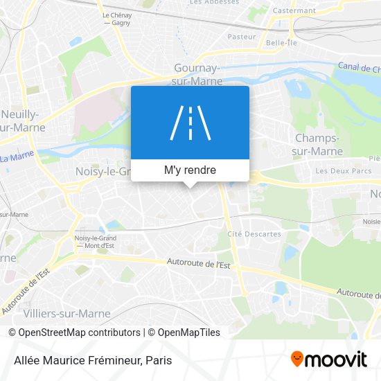 Allée Maurice Frémineur plan
