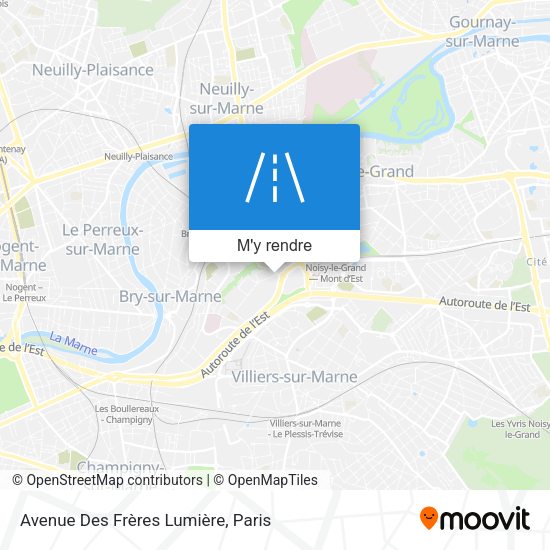 Avenue Des Frères Lumière plan