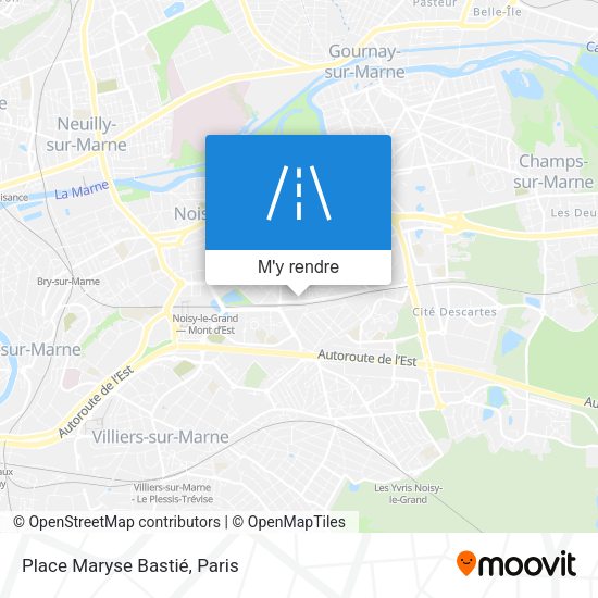 Place Maryse Bastié plan