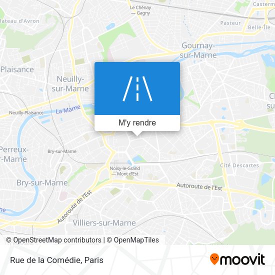 Rue de la Comédie plan