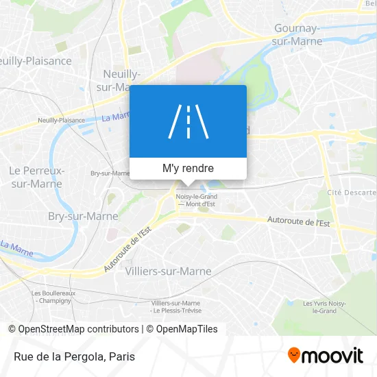 Rue de la Pergola plan