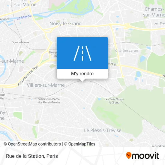 Rue de la Station plan