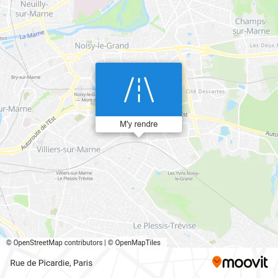 Rue de Picardie plan