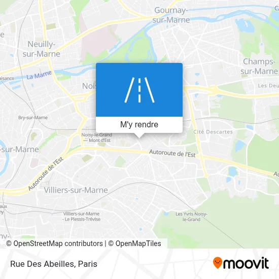 Rue Des Abeilles plan