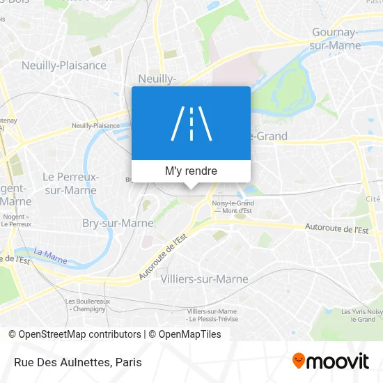 Rue Des Aulnettes plan