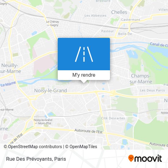 Rue Des Prévoyants plan