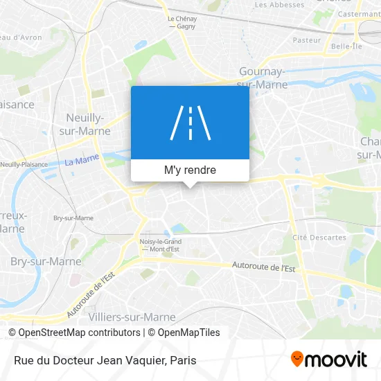 Rue du Docteur Jean Vaquier plan