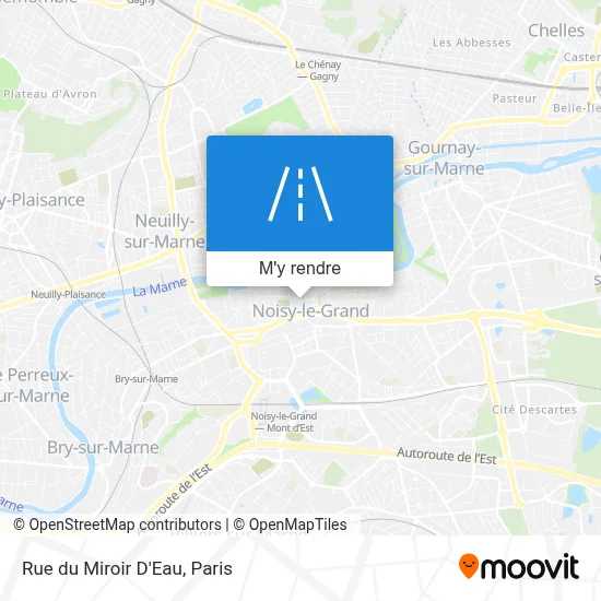 Rue du Miroir D'Eau plan