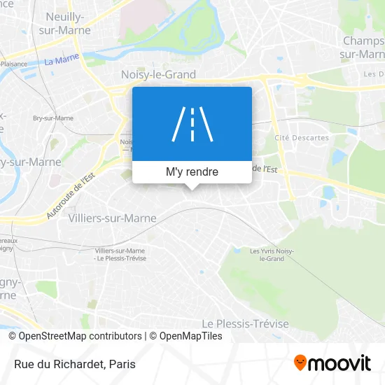 Rue du Richardet plan