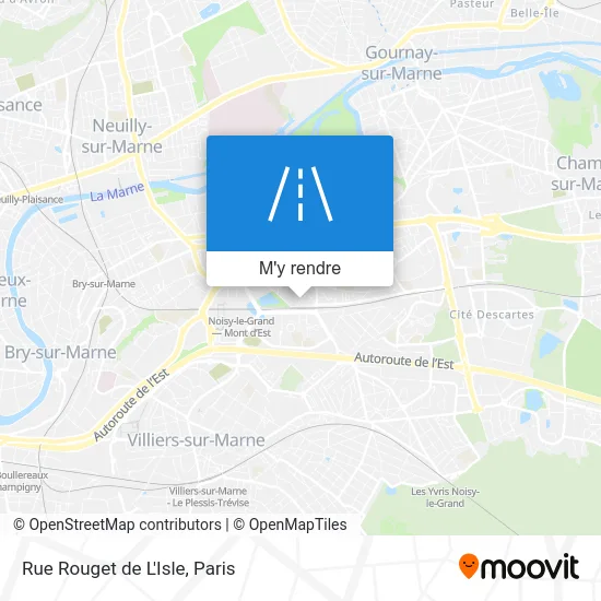 Rue Rouget de L'Isle plan