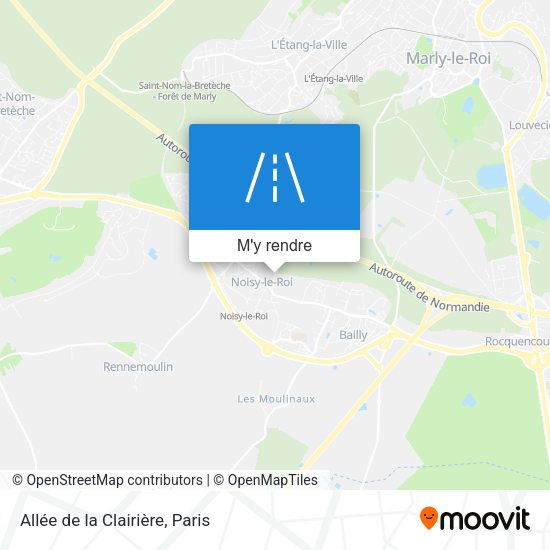Allée de la Clairière plan