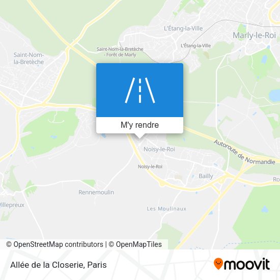 Allée de la Closerie plan