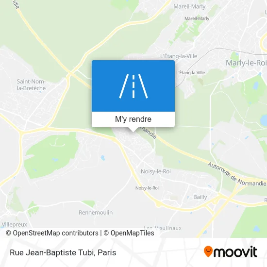 Rue Jean-Baptiste Tubi plan