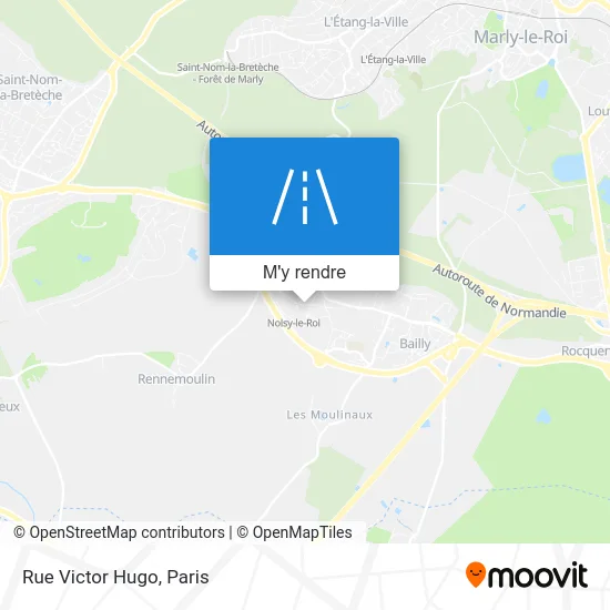 Rue Victor Hugo plan