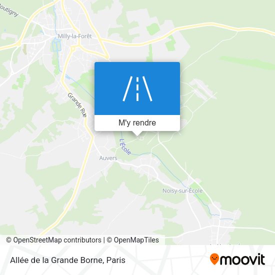 Allée de la Grande Borne plan