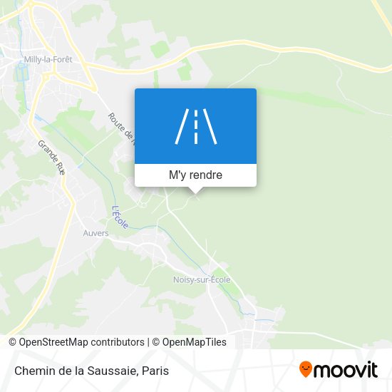 Chemin de la Saussaie plan