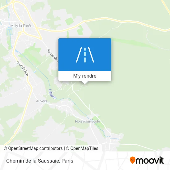 Chemin de la Saussaie plan