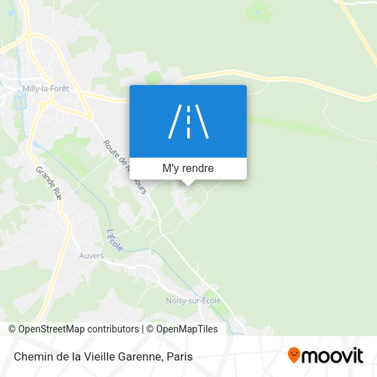 Chemin de la Vieille Garenne plan