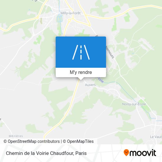 Chemin de la Voirie Chaudfour plan