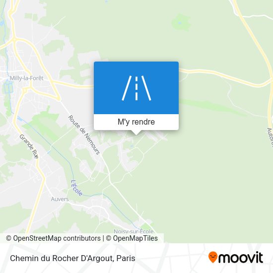 Chemin du Rocher D'Argout plan