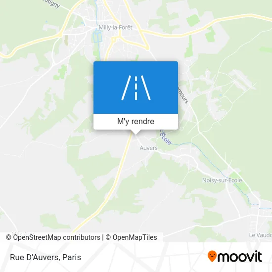 Rue D'Auvers plan