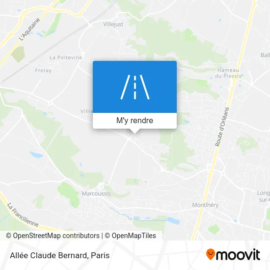 Allée Claude Bernard plan
