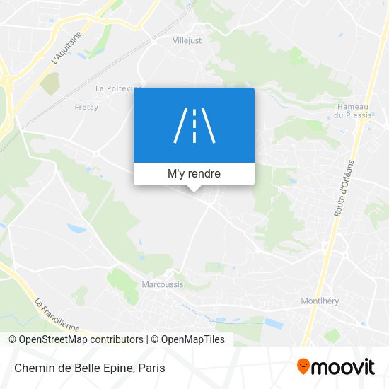 Chemin de Belle Epine plan
