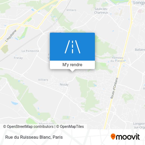 Rue du Ruisseau Blanc plan