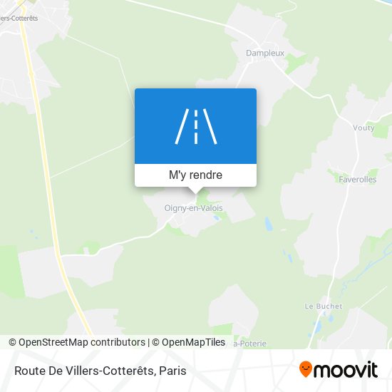 Route De Villers-Cotterêts plan