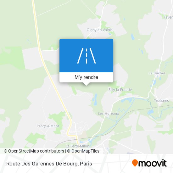 Route Des Garennes De Bourg plan