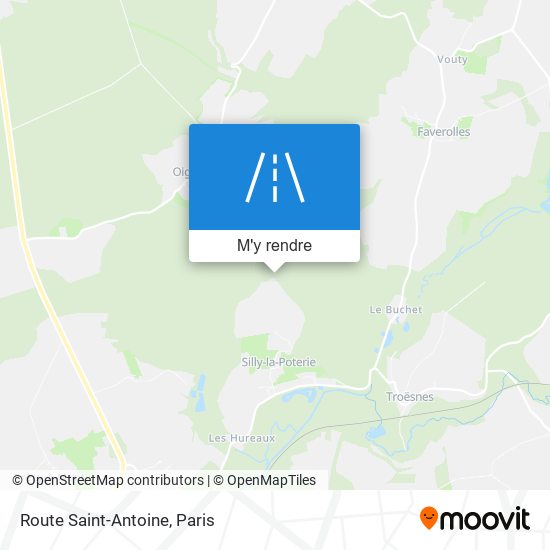 Route Saint-Antoine plan