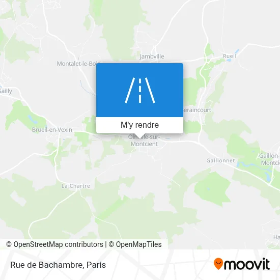 Rue de Bachambre plan