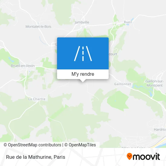 Rue de la Mathurine plan