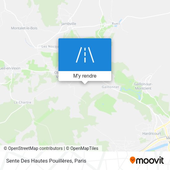 Sente Des Hautes Pouillères plan