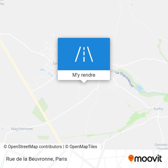 Rue de la Beuvronne plan