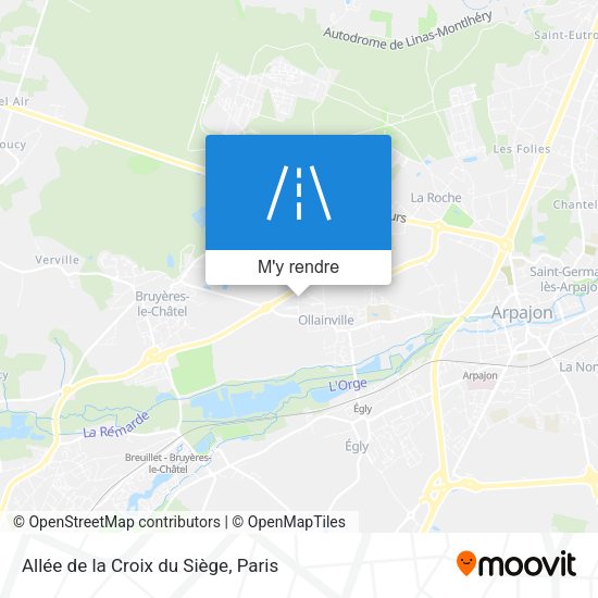 Allée de la Croix du Siège plan