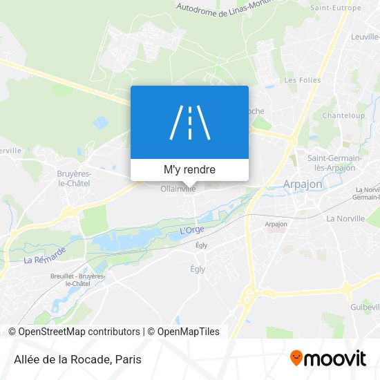 Allée de la Rocade plan