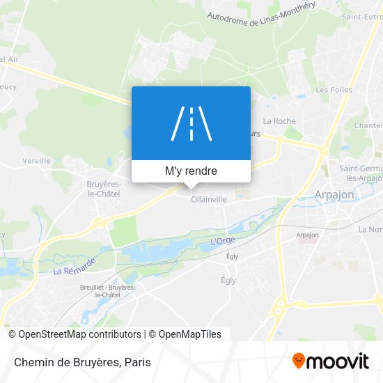 Chemin de Bruyères plan