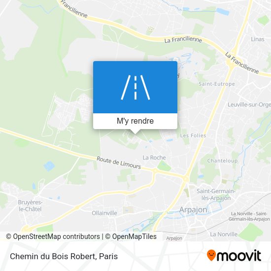 Chemin du Bois Robert plan