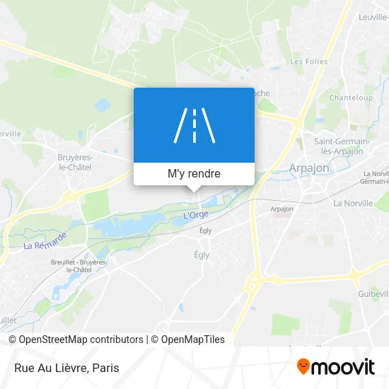 Rue Au Lièvre plan