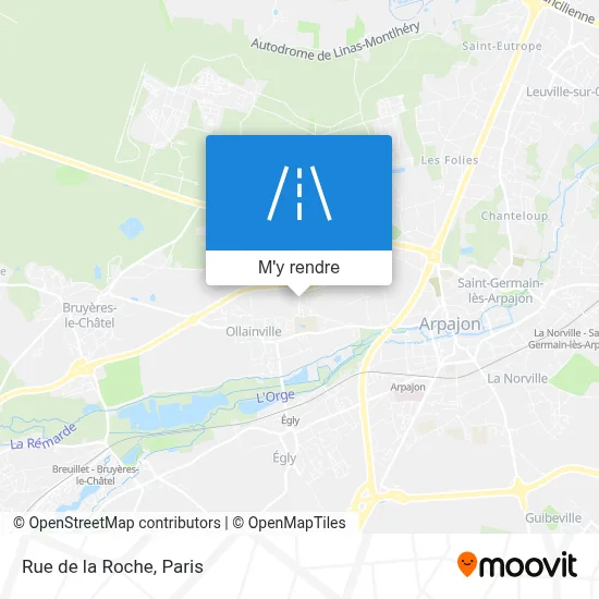 Rue de la Roche plan