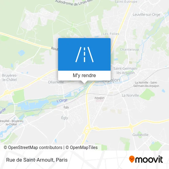 Rue de Saint-Arnoult plan