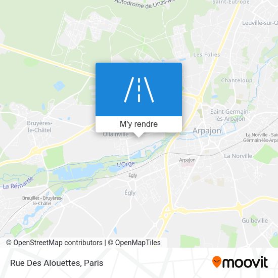 Rue Des Alouettes plan